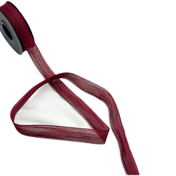 Nopel Keten Kurdele 2.5 Cm  (20 Metre)  Bordo ürün görseli 1