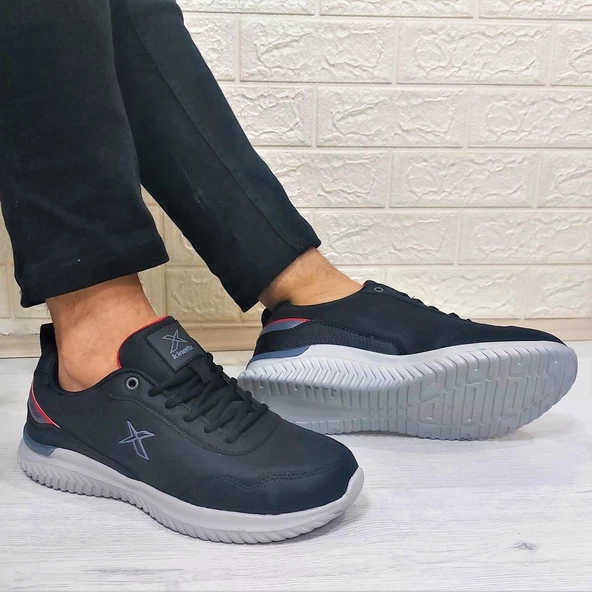 Kinetix Olego Pu Siyah Comfort Atom Taban Rahat Spor Ayakkabı ürün görseli 1