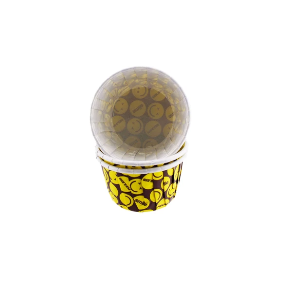Cupcake Kalıbı Minik Boy Düz Renk  38*30 MM (100 Adet)  Emoji ürün görseli 1