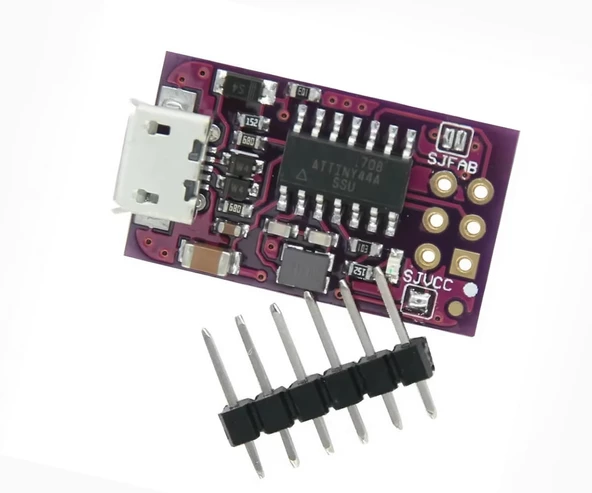 USBTiny ISP AVR Programlayıcı Micro Usb  AVR ISP Programlayıcı Arduino Bootloader Yükleyici UNO MEGA - Resim 5