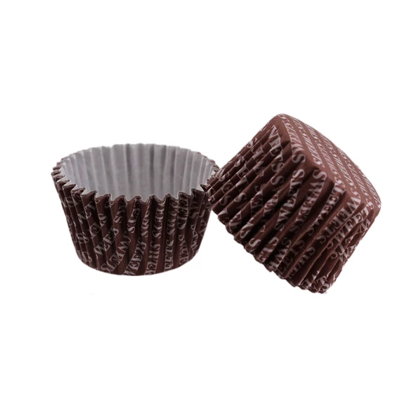 Cupcake Kalıbı Pet Kapsül  Kek Kalıbı 52X45 MM (100 Adet)  Sweets ürün görseli 1