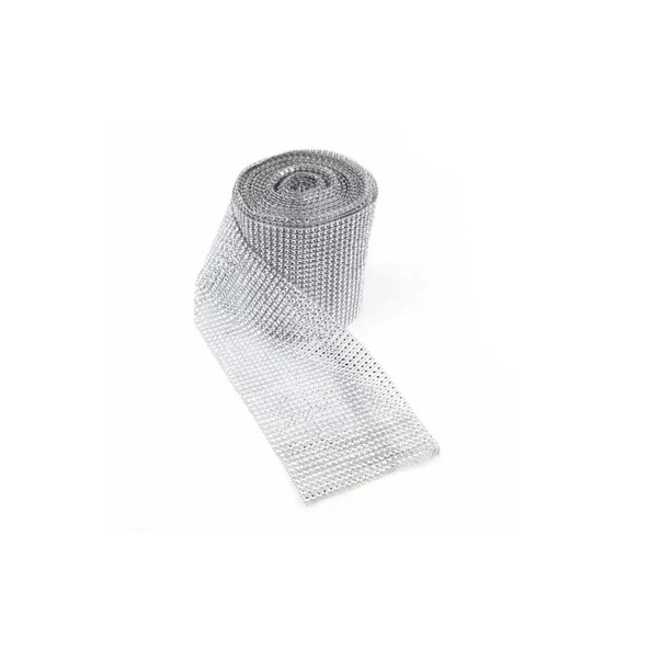 Taş Görünümlü Plastik Şerit 14 Cm (9 Metre)  Gümüş ürün görseli 1