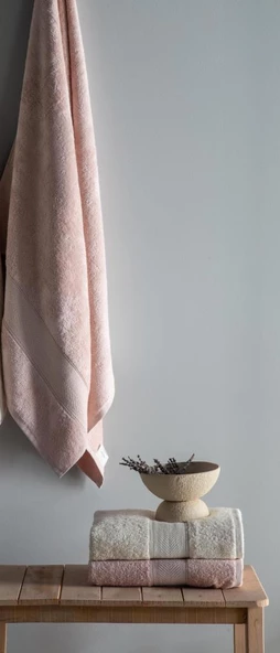 APRİCİTAS HOME LOTUS PEMBE HAVLU 90X150 ürün görseli 1