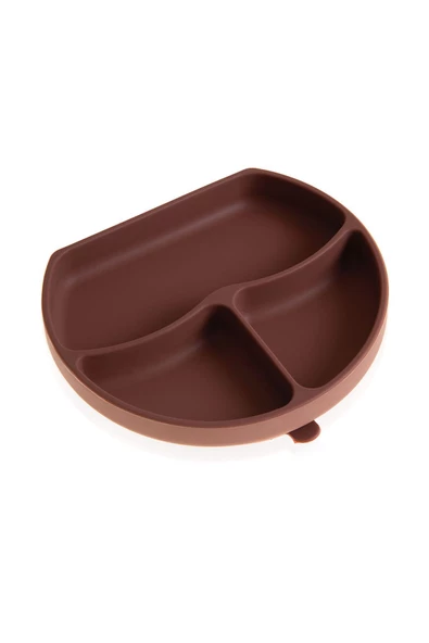Babyjem Silikon Tabak Mocha - Resim 3