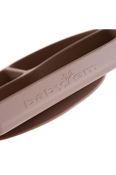 Babyjem Silikon Tabak Latte - Resim 4
