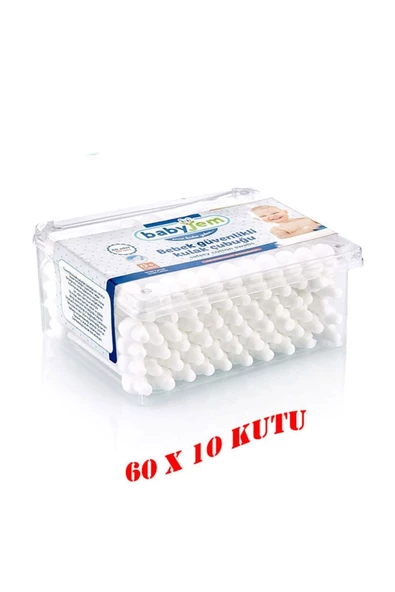 Babyjem Bebek Kulak Çubuğu 60 X 10 Adet ürün görseli 1