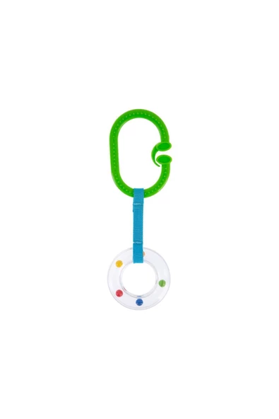 Babyjem Çıngıraklı Puset Halkası Oval ürün görseli 1