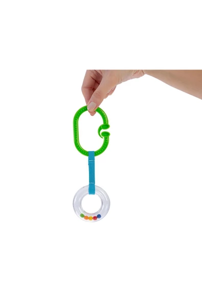 Babyjem Çıngıraklı Puset Halkası Oval - Resim 3
