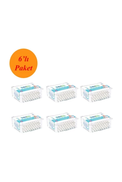 Babyjem Bebek Kulak Çubuğu 60 X 6 Adet ürün görseli 1