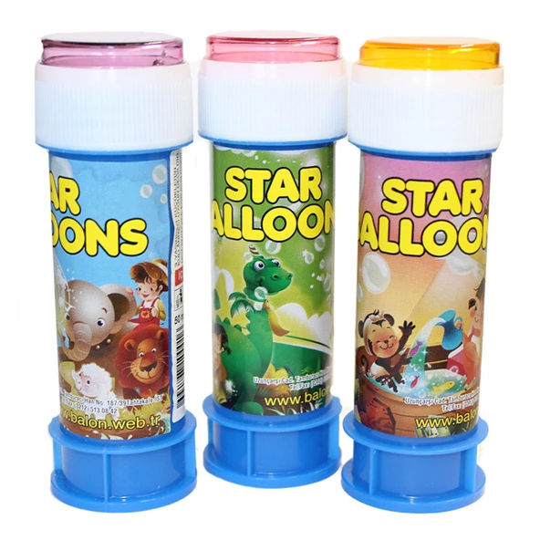 Köpüklü Üflemeli Baloncuk Star Alloons (8 Adet) ürün görseli 1