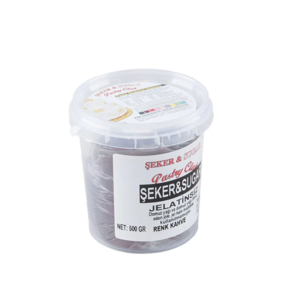 Şeker Sugar Şeker Hamuru Pasta Süsleme Hamuru 500 Gr   KahveRengi ürün görseli 1