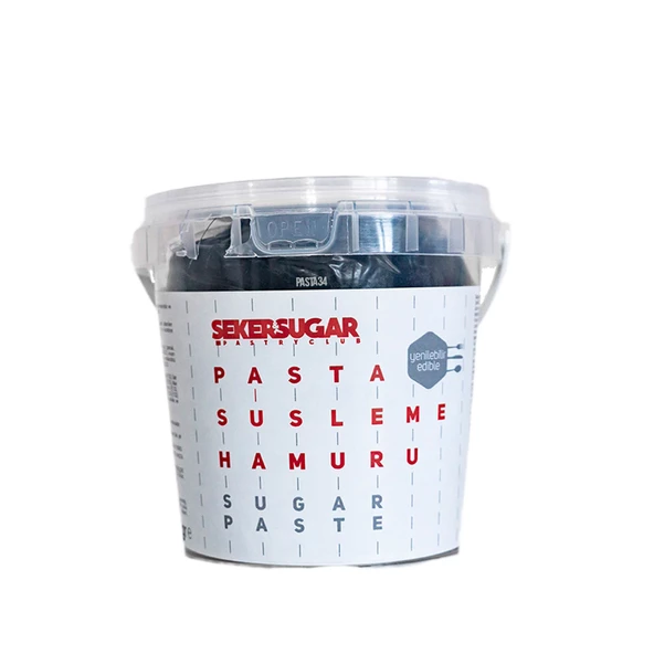 Şeker Sugar Şeker Hamuru Pasta Süsleme Hamuru 500 Gr   Siyah ürün görseli 1