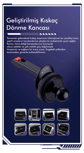 TOTU CACW-063 Super Fast Magsafe Özelikli 15 W Araç içi Kablosuz Telefon Tutucu - Resim 11