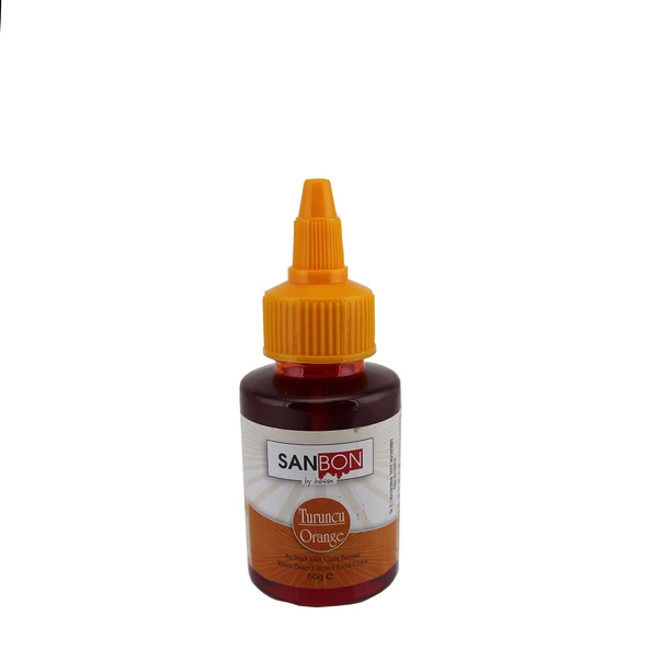 Su Bazlı Likit Sıvı Gıda Boyası  60 GR  Turuncu ürün görseli 1