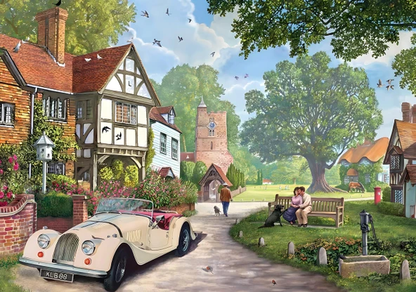 Ks Games  A Drive Out 500 Parça Puzzle ürün görseli 1