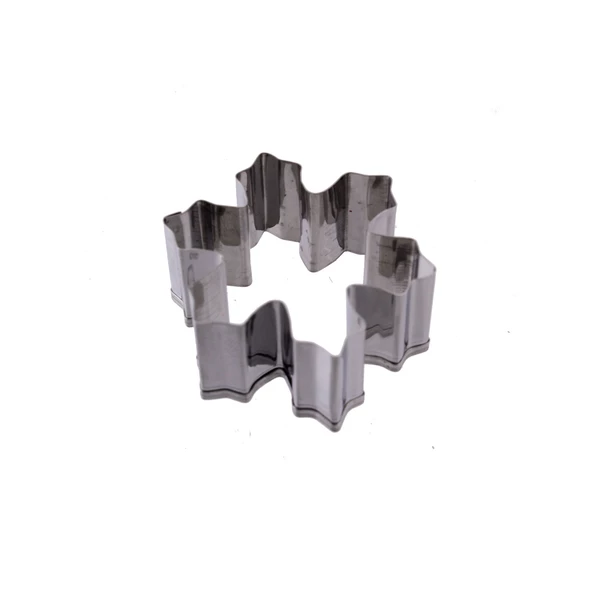 Kek Kurabiye Ve Pasta Kalıbı Metal Şekilli Kar Tanesi  Büyük 8 CM ürün görseli 1