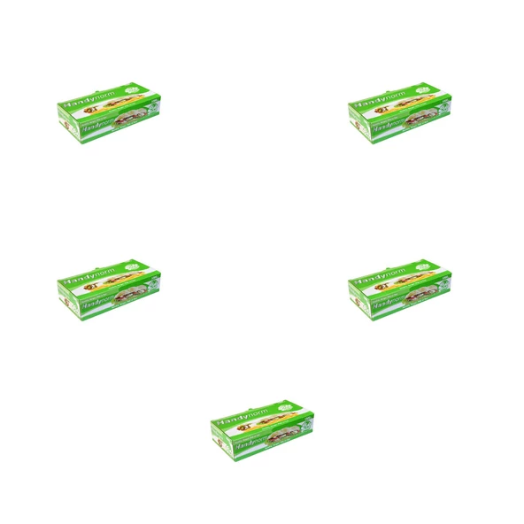 Handynorm Pide Dürüm Sandviç Tost Kılıfı - Dikdörtgen - 12,5 x 25 Cm. - 1000 Adetlik 5 Paket ürün görseli 1
