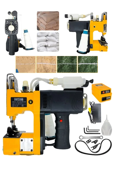 DAFLONG ÇUVAL DİKME MAKİNASI ÇİFT AKÜ ürün görseli 1