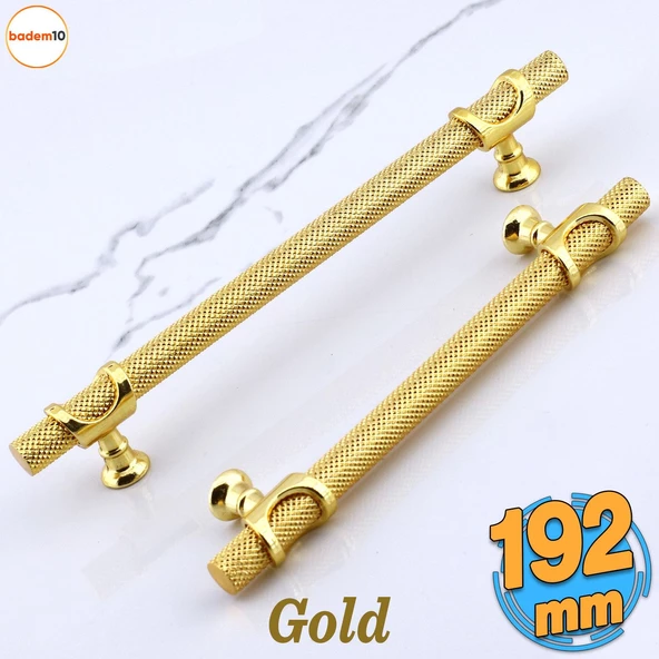 Arsin Gold Altın Metal Kulp 192 mm Mobilya Çekmece Mutfak Dolabı Dolap Kulpları Kulpu Kulpları ürün görseli 1