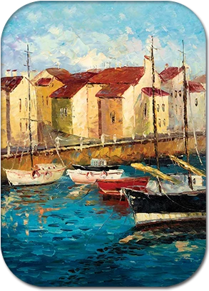 Ks Games Sailboats On Waterfront 500 Parça Puzzle ürün görseli 1