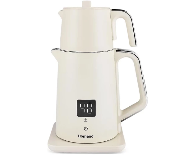 Homend Royaltea Cooltouch 1797H Krem 1850 W Konuşan Çelik Çay Makinesi
