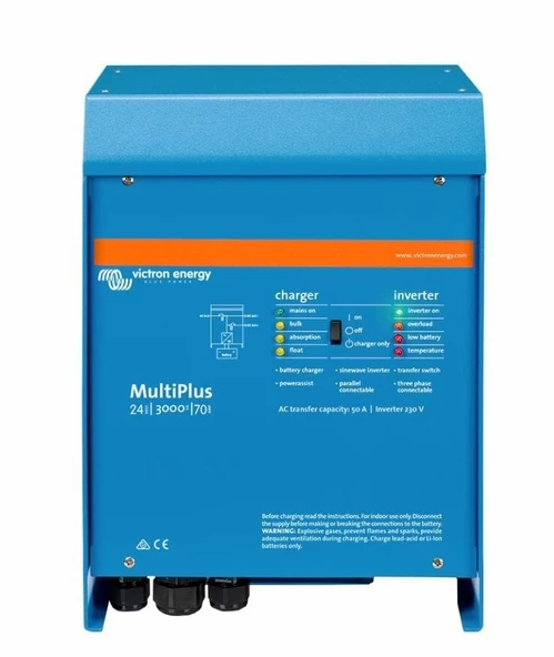 Inverter/Charger 3000VA, PMP122300001, Victron ürün görseli 1