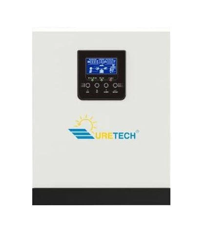Uretech 3KVA 2400 Watt 24V Tam Sinüs Akıllı MPPT 40A İnverter ürün görseli 1