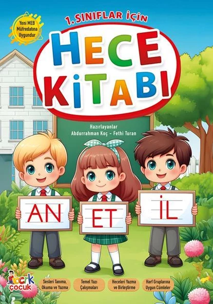 Anetil 1. Sınıflar İçin Hece Kitabı ürün görseli 1
