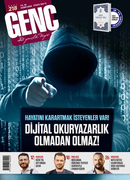 Genç Dergi 218.Sayı Kasım 2024 ürün görseli 1