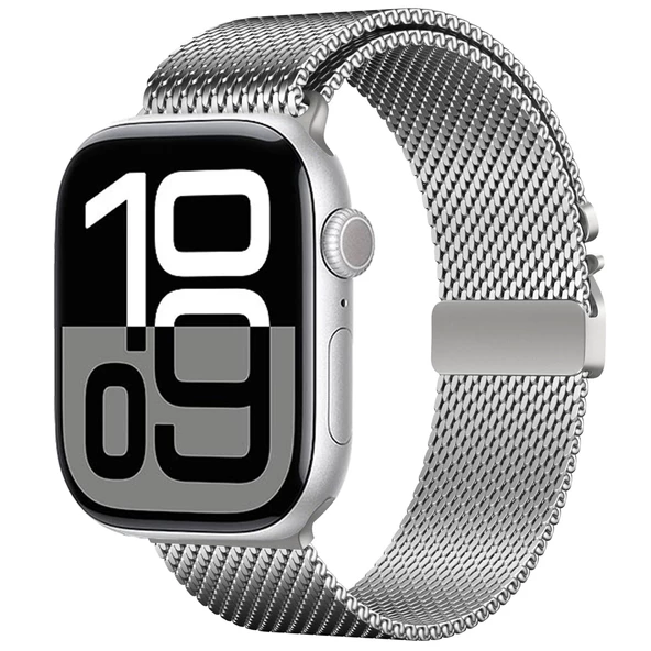 Apple Watch 40mm Uyumlu Metal Hasır Kordon KRD-121 ürün görseli 1