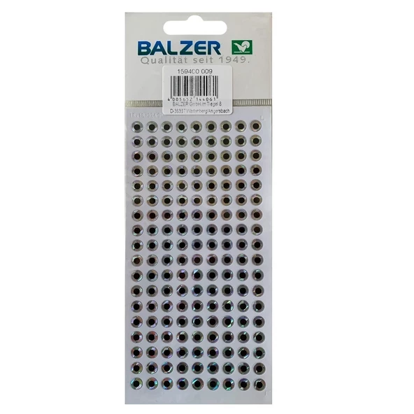 Balzer 159400 009 Hologramlı Yapışkanlı Sticker Suni Yem Gözü 6mm 162'li Paket ürün görseli 1