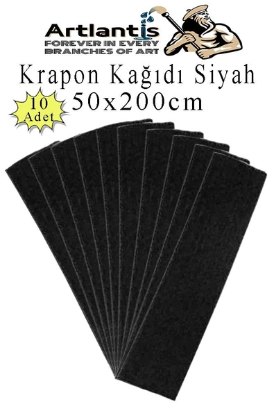 Renkli Krapon Kağıdı 50x200 cm 10 Adet Renkli Grapon Kağıdı Okul Sınıf Etkinlik Kreş Okul Öncesi Kırapon Grafon ürün görseli 1