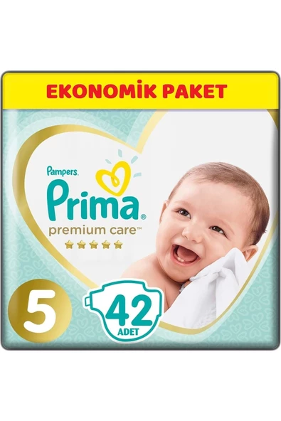 Prima Bebek Bezi Premium Care 5 Beden 42 Adet ürün görseli 1