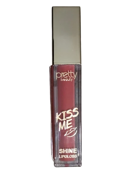 Pretty Beauty Kiss Mee Shıne Lipgloss 24 Saat Kalıcı Ruj  No:6 ürün görseli 1