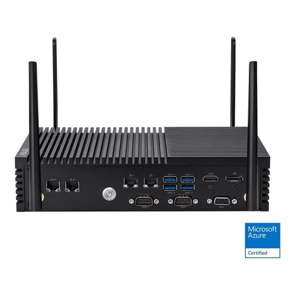 ASUS PE200S-E3940 ATOM X5-E3940-4GB RAM-128GB SSD-FDOS ENDÜSTRİYEL MINI PC 6-SERI PORT+4-ETHERNETLİ ürün görseli 1