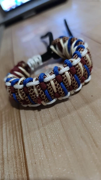- SELANOGLUDESİGN - Paracord bileklik karışık özgün renkler ürün görseli 1