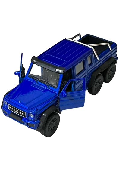 Lacivert Mercedes Pikap Oyuncak Lisanslı Diecast Metal Çek Bırak Araba ürün görseli 1
