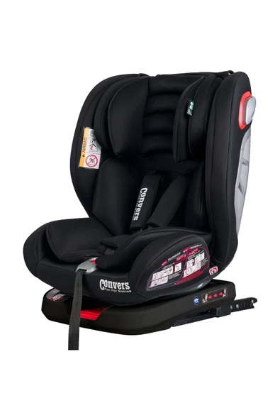 Convers 360  Dönebilen Isofixli 0-36 kg Oto Koltuğu Siyah ürün görseli 1