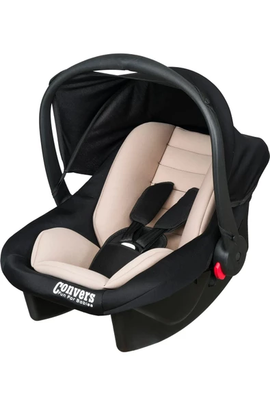 Convers baby Lüx Pedli Bebek Taşıma Koltuğu Krem Puset Anakucağı Bej ürün görseli 1