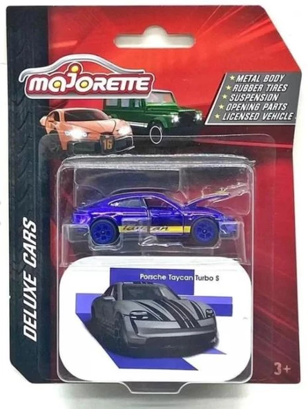Majorette Deluxe Cars Porsche Taycan Turbo S ürün görseli 1