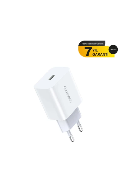 20w Type C Çıkışlı Pd Yüksek Hızlı Şarj Cihazı Beyaz Pd-5005 ürün görseli 1