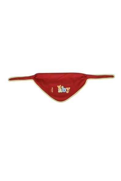 SEVİ BEBE Lüks Fular Önlük Kırmızı ürün görseli 1