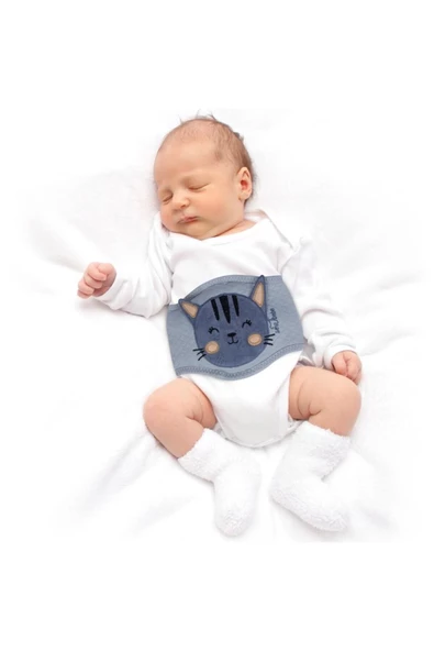 SEVİ BEBE Gaz Giderici Kiraz Çekirdekli Bebek Bel Bandı 6855 ürün görseli 1