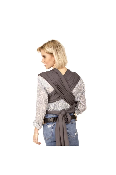 Sevi Bebe Bel Destekli Sling Gri - Resim 2
