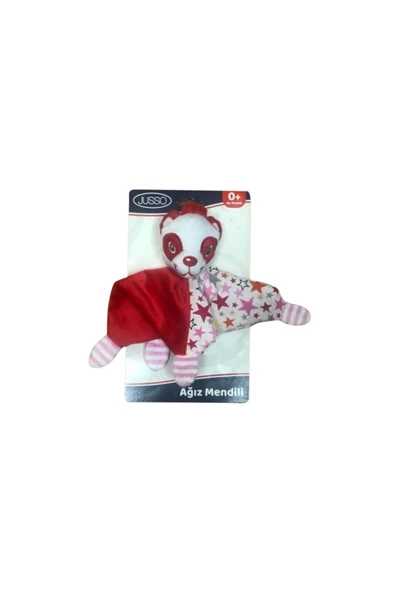 JUSSO Toys Peluşlu Ağız Mendili - Kırmızı Panda ürün görseli 1