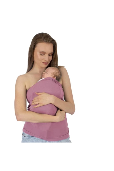 SEVİ BEBE Anne Sıcaklığı Sling Art-573 Pembe ürün görseli 1
