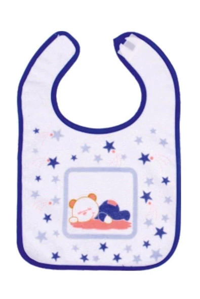 SEVİ BABY Sevi Bebe Eko Cırtlı Önlük Lacivert ürün görseli 1