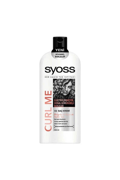 Syoss Curl Me 02 Saç Kremi 550 ml ürün görseli 1