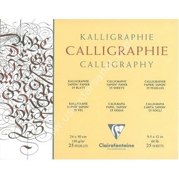 Clairefontaine Kaligrafi Defteri 25 sayfa 130g 24x30cm ürün görseli 1