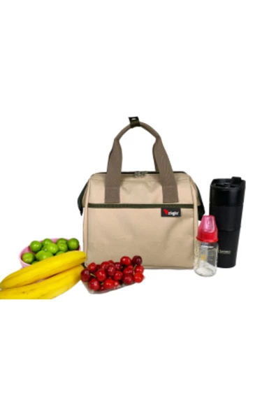 Stylo Beach Bag Termos Çanta - Bej ürün görseli 1
